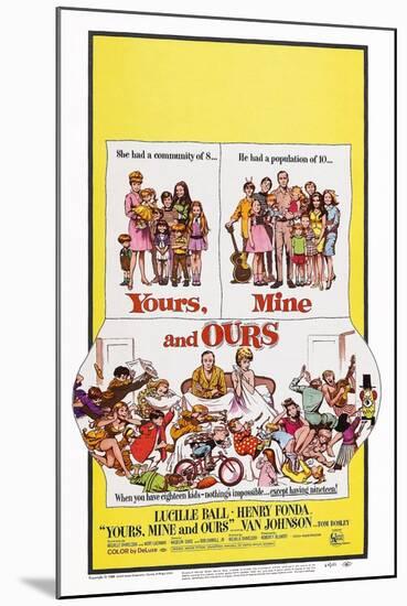 Yours, Mine and Ours-null-Mounted Art Print