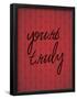Yours Truly-null-Framed Poster