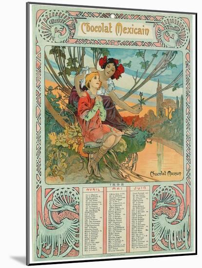 Youth, 1897-Alphonse Mucha-Mounted Giclee Print