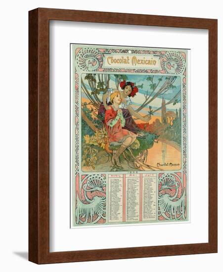 Youth, 1897-Alphonse Mucha-Framed Giclee Print