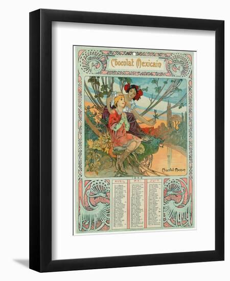 Youth, 1897-Alphonse Mucha-Framed Giclee Print