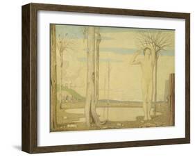 Youth, 1923-Frederick Cayley Robinson-Framed Giclee Print