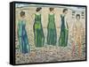 Youth, Adored by the Woman (First Version), 1903-Ferdinand Hodler-Framed Stretched Canvas