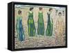 Youth, Adored by the Woman (First Version), 1903-Ferdinand Hodler-Framed Stretched Canvas