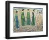 Youth, Adored by the Woman (First Version), 1903-Ferdinand Hodler-Framed Giclee Print