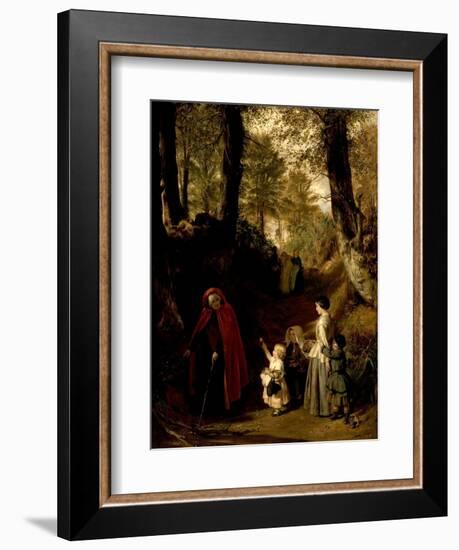 Youth and Age, 1857-John Callcott Horsley-Framed Giclee Print