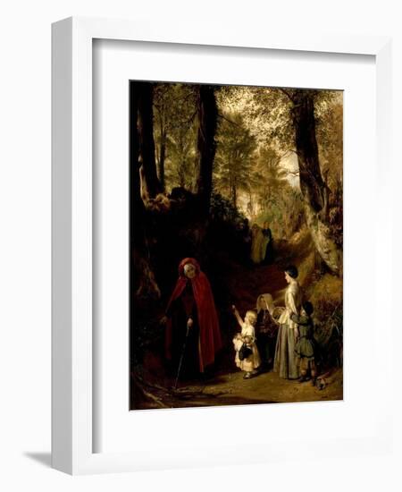 Youth and Age, 1857-John Callcott Horsley-Framed Giclee Print