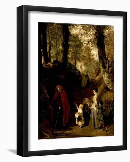 Youth and Age, 1857-John Callcott Horsley-Framed Giclee Print