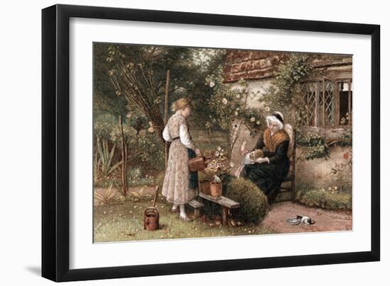 Youth and Age, 1866-Myles Birket Foster-Framed Giclee Print