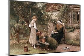 Youth and Age, 1866-Myles Birket Foster-Mounted Giclee Print