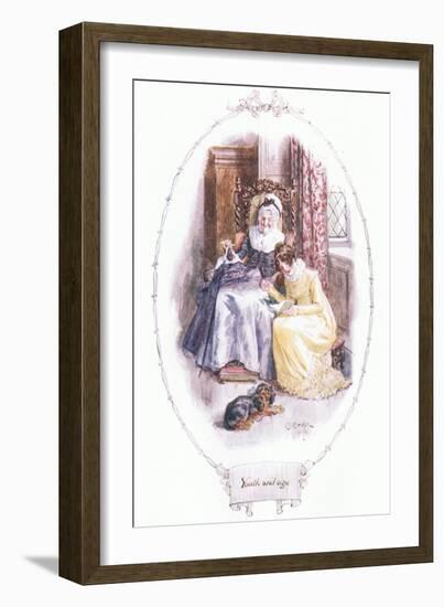 Youth and Age-Charles Edmund Brock-Framed Giclee Print