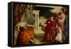 Youth Between Vice and Virtue-Paolo Veronese-Framed Stretched Canvas