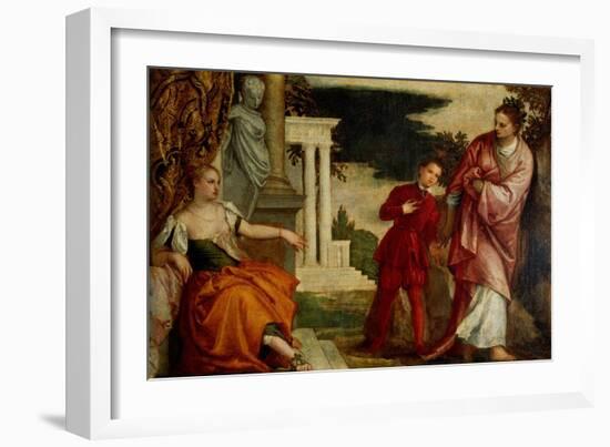 Youth Between Vice and Virtue-Paolo Veronese-Framed Giclee Print