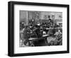 Youth Club in Islington, London, 1887-null-Framed Art Print