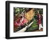 Youth Comes Upon a Girl by a Stream, C.1863-4-null-Framed Giclee Print