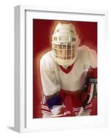 Youth Hockey Player-null-Framed Photographic Print