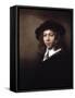 Youth in a Black Cap, 1666-Rembrandt van Rijn-Framed Stretched Canvas