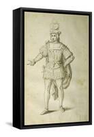 Youth in Ancient British Costume, C.1611-Inigo Jones-Framed Stretched Canvas