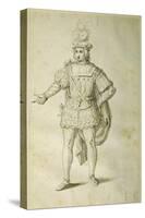 Youth in Ancient British Costume, C.1611-Inigo Jones-Stretched Canvas