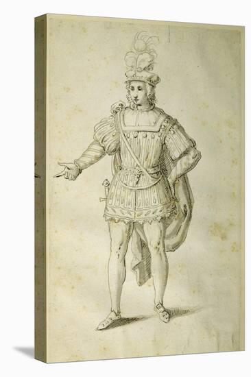 Youth in Ancient British Costume, C.1611-Inigo Jones-Stretched Canvas