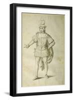 Youth in Ancient British Costume, C.1611-Inigo Jones-Framed Giclee Print