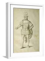 Youth in Ancient British Costume, C.1611-Inigo Jones-Framed Giclee Print