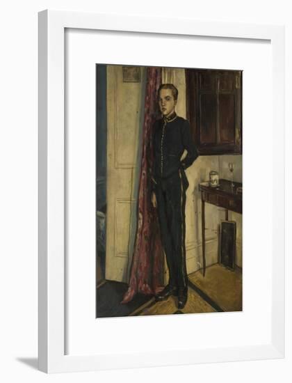 Youth in Soldier's Uniform-null-Framed Giclee Print