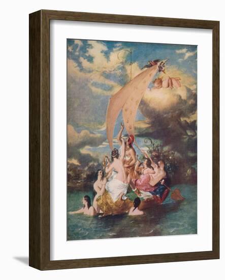 'Youth on the Prow and Pleasure at the Helm',1830-32, (c1915)-William Etty-Framed Giclee Print