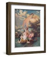 'Youth on the Prow and Pleasure at the Helm',1830-32, (c1915)-William Etty-Framed Giclee Print