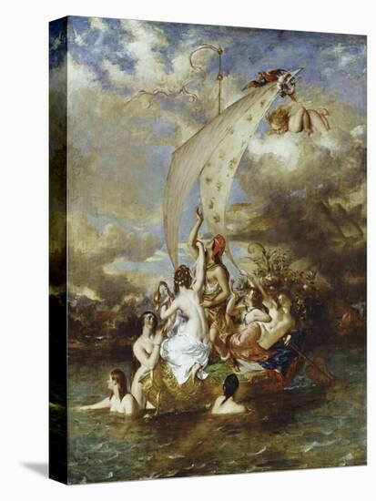 Youth on the Prow, and Pleasure at the Helm-William Etty-Stretched Canvas