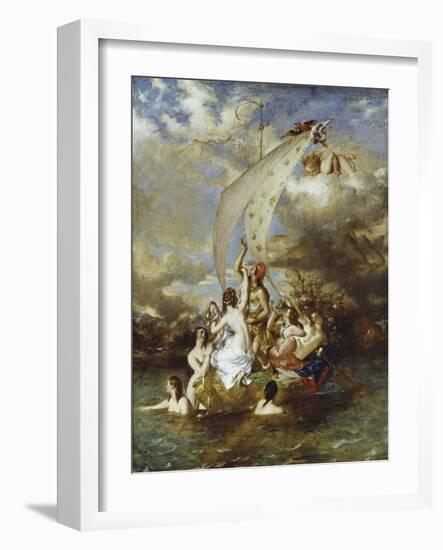 Youth on the Prow, and Pleasure at the Helm-William Etty-Framed Giclee Print