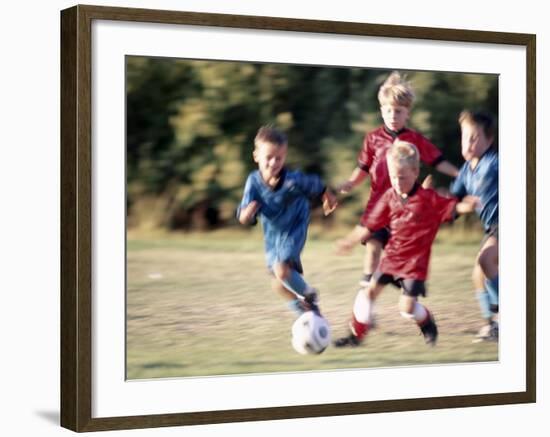 Youth Soccer-null-Framed Photographic Print