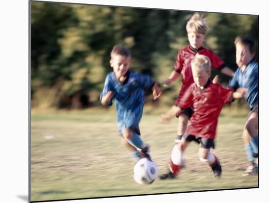 Youth Soccer-null-Mounted Photographic Print