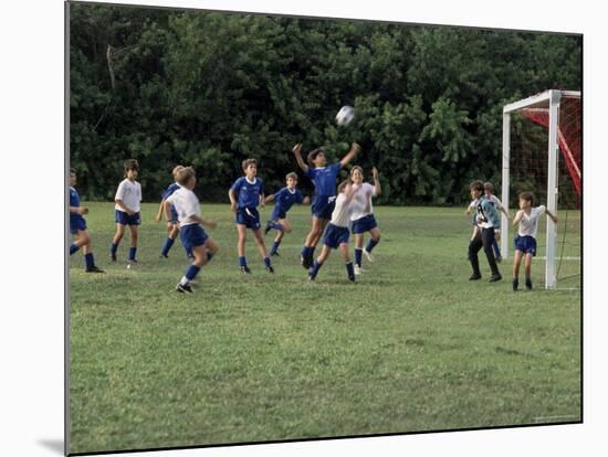 Youth Soccer-null-Mounted Photographic Print