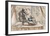 Youth Tuning His Instrument-Crispin I De Passe-Framed Giclee Print