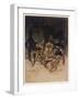 Youth Who Could Not Shudder-Arthur Rackham-Framed Art Print