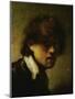 Youthful Self-Portrait-Rembrandt van Rijn-Mounted Giclee Print