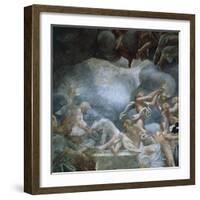 Youths on Balcony, Detail of Frescoes of Dome of Parma Cathedral-Antonio Allegri Da Correggio-Framed Giclee Print