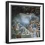 Youths on Balcony, Detail of Frescoes of Dome of Parma Cathedral-Antonio Allegri Da Correggio-Framed Giclee Print