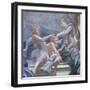 Youths on Balcony-Antonio Allegri Da Correggio-Framed Giclee Print