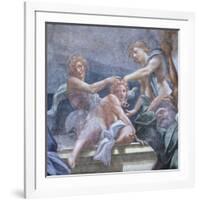 Youths on Balcony-Antonio Allegri Da Correggio-Framed Giclee Print
