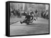 Youths Riding Skateboard-Bill Eppridge-Framed Stretched Canvas