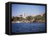 Youths Swimming from Jetty, Town Beach, Aqaba, Jordan, Middle East-Richard Ashworth-Framed Stretched Canvas