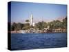 Youths Swimming from Jetty, Town Beach, Aqaba, Jordan, Middle East-Richard Ashworth-Stretched Canvas