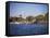 Youths Swimming from Jetty, Town Beach, Aqaba, Jordan, Middle East-Richard Ashworth-Framed Stretched Canvas