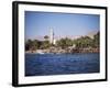 Youths Swimming from Jetty, Town Beach, Aqaba, Jordan, Middle East-Richard Ashworth-Framed Photographic Print