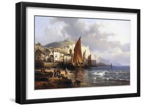 Yport, Normandy, France-Charles Euphrasie Kuwasseg-Framed Giclee Print