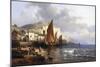 Yport, Normandy, France-Charles Euphrasie Kuwasseg-Mounted Giclee Print