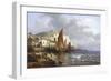 Yport, Normandy-Charles Kuwasseg-Framed Giclee Print