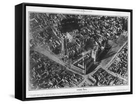 Ypres in Ruins, 1915-null-Framed Stretched Canvas